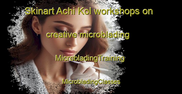 Skinart Achi Kol workshops on creative microblading | #MicrobladingTraining #MicrobladingClasses #SkinartTraining-Russia