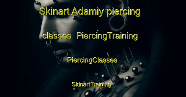 Skinart Adamiy piercing classes | #PiercingTraining #PiercingClasses #SkinartTraining-Russia