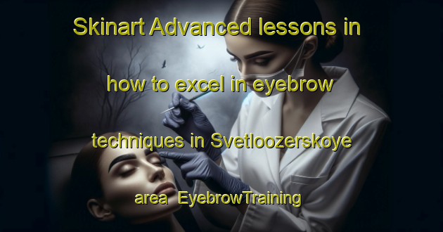 Skinart Advanced lessons in how to excel in eyebrow techniques in Svetloozerskoye area | EyebrowTraining | EyebrowClasses | SkinartTraining-Russia