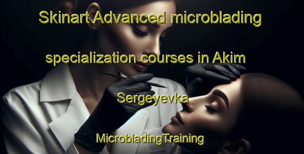 Skinart Advanced microblading specialization courses in Akim Sergeyevka | #MicrobladingTraining #MicrobladingClasses #SkinartTraining-Russia