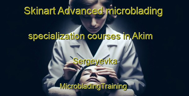 Skinart Advanced microblading specialization courses in Akim Sergeyevka | #MicrobladingTraining #MicrobladingClasses #SkinartTraining-Russia