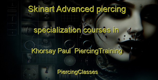 Skinart Advanced piercing specialization courses in Khorsay Paul | PiercingTraining | PiercingClasses | SkinartTraining-Russia