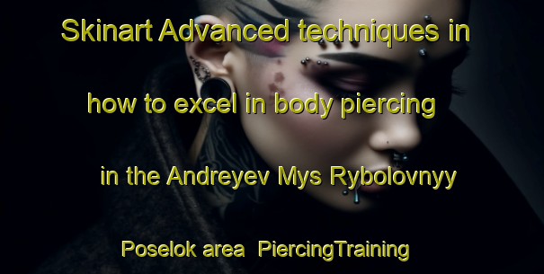 Skinart Advanced techniques in how to excel in body piercing in the Andreyev Mys Rybolovnyy Poselok area | PiercingTraining | PiercingClasses | SkinartTraining-Russia