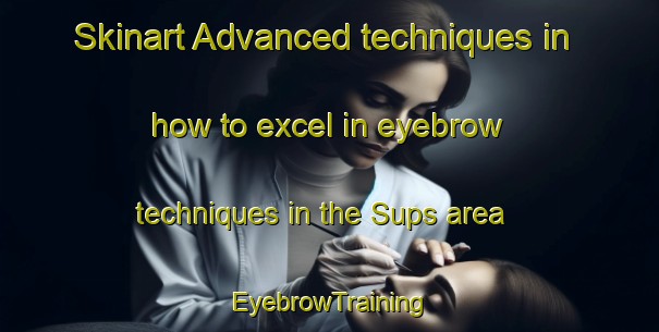 Skinart Advanced techniques in how to excel in eyebrow techniques in the Sups area | EyebrowTraining | EyebrowClasses | SkinartTraining-Russia