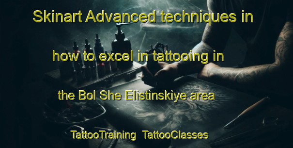 Skinart Advanced techniques in how to excel in tattooing in the Bol She Elistinskiye area | TattooTraining | TattooClasses | SkinartTraining-Russia