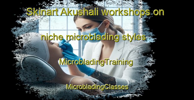 Skinart Akushali workshops on niche microblading styles | #MicrobladingTraining #MicrobladingClasses #SkinartTraining-Russia