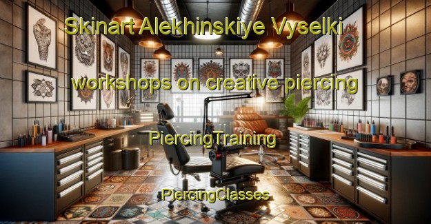 Skinart Alekhinskiye Vyselki workshops on creative piercing | #PiercingTraining #PiercingClasses #SkinartTraining-Russia