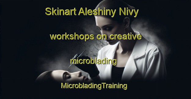 Skinart Aleshiny Nivy workshops on creative microblading | #MicrobladingTraining #MicrobladingClasses #SkinartTraining-Russia