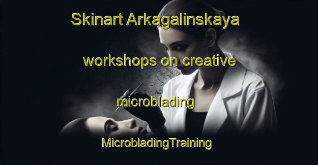 Skinart Arkagalinskaya workshops on creative microblading | #MicrobladingTraining #MicrobladingClasses #SkinartTraining-Russia