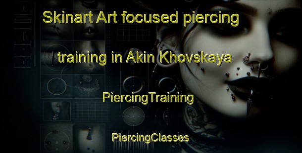 Skinart Art-focused piercing training in Akin Khovskaya | #PiercingTraining #PiercingClasses #SkinartTraining-Russia