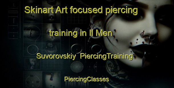 Skinart Art-focused piercing training in Il Men  Suvorovskiy | #PiercingTraining #PiercingClasses #SkinartTraining-Russia