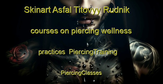 Skinart Asfal Titovyy Rudnik courses on piercing wellness practices | #PiercingTraining #PiercingClasses #SkinartTraining-Russia