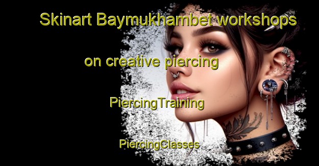 Skinart Baymukhambet workshops on creative piercing | #PiercingTraining #PiercingClasses #SkinartTraining-Russia