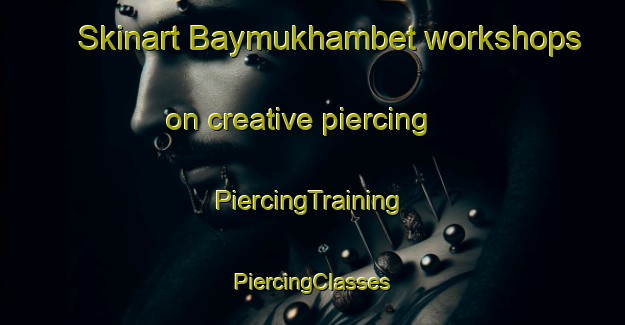 Skinart Baymukhambet workshops on creative piercing | #PiercingTraining #PiercingClasses #SkinartTraining-Russia