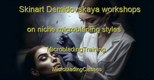 Skinart Demidovskaya workshops on niche microblading styles | #MicrobladingTraining #MicrobladingClasses #SkinartTraining-Russia