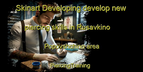 Skinart Developing develop new piercing skills in Rusavkino Popovshchino area | #PiercingTraining #PiercingClasses #SkinartTraining-Russia