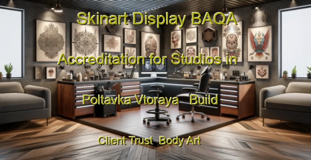 Skinart Display BAQA Accreditation for Studios in Poltavka Vtoraya - Build Client Trust | Body Art Qualification Authority | BAQA-Russia