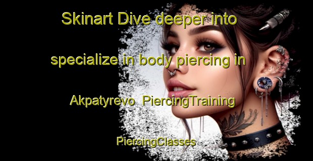 Skinart Dive deeper into specialize in body piercing in Akpatyrevo | #PiercingTraining #PiercingClasses #SkinartTraining-Russia