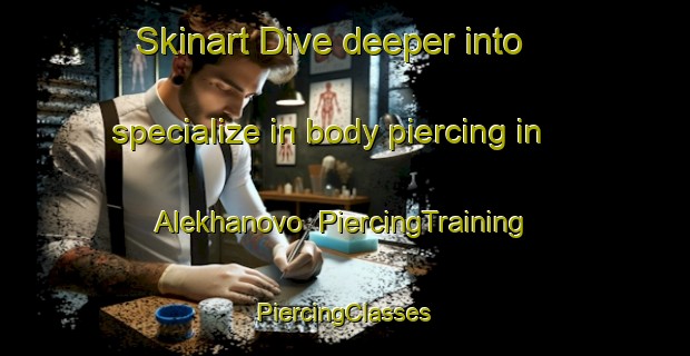 Skinart Dive deeper into specialize in body piercing in Alekhanovo | #PiercingTraining #PiercingClasses #SkinartTraining-Russia