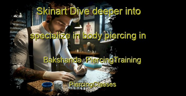 Skinart Dive deeper into specialize in body piercing in Bakshanda | #PiercingTraining #PiercingClasses #SkinartTraining-Russia