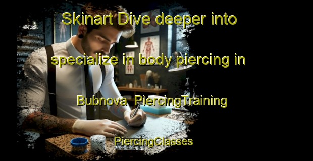 Skinart Dive deeper into specialize in body piercing in Bubnova | PiercingTraining | PiercingClasses | SkinartTraining-Russia