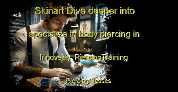 Skinart Dive deeper into specialize in body piercing in Irinovskiy | #PiercingTraining #PiercingClasses #SkinartTraining-Russia