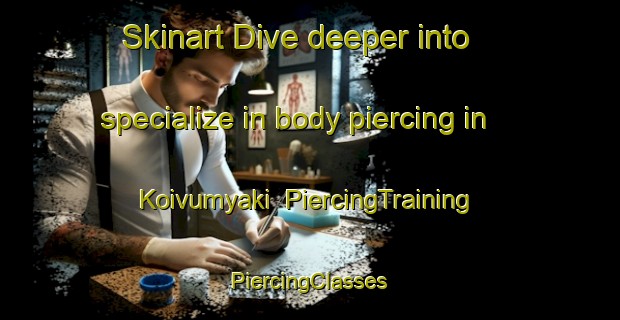 Skinart Dive deeper into specialize in body piercing in Koivumyaki | #PiercingTraining #PiercingClasses #SkinartTraining-Russia