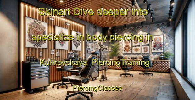 Skinart Dive deeper into specialize in body piercing in Kulikovskaya | #PiercingTraining #PiercingClasses #SkinartTraining-Russia