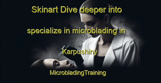 Skinart Dive deeper into specialize in microblading in Karpushiny | MicrobladingTraining | MicrobladingClasses | SkinartTraining-Russia