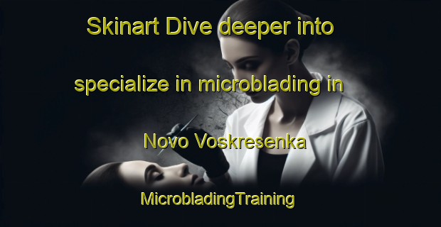 Skinart Dive deeper into specialize in microblading in Novo Voskresenka | #MicrobladingTraining #MicrobladingClasses #SkinartTraining-Russia