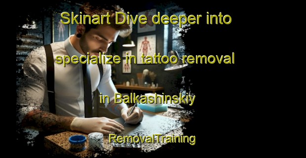 Skinart Dive deeper into specialize in tattoo removal in Balkashinskiy | RemovalTraining | RemovalClasses | SkinartTraining-Russia
