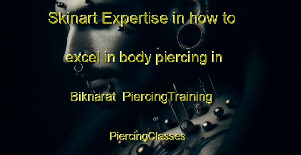 Skinart Expertise in how to excel in body piercing in Biknarat | PiercingTraining | PiercingClasses | SkinartTraining-Russia
