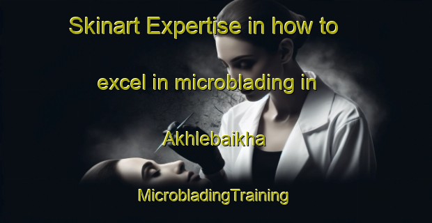 Skinart Expertise in how to excel in microblading in Akhlebaikha | #MicrobladingTraining #MicrobladingClasses #SkinartTraining-Russia