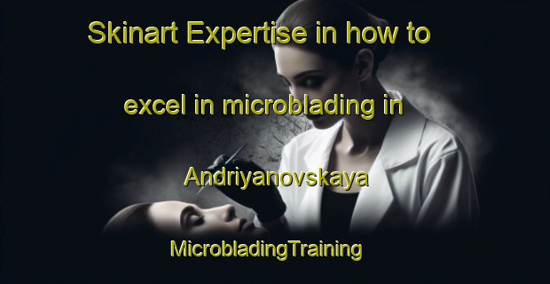 Skinart Expertise in how to excel in microblading in Andriyanovskaya | MicrobladingTraining | MicrobladingClasses | SkinartTraining-Russia
