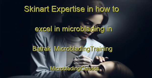 Skinart Expertise in how to excel in microblading in Batrak | MicrobladingTraining | MicrobladingClasses | SkinartTraining-Russia