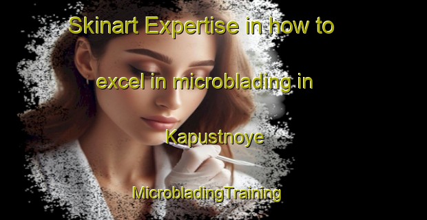 Skinart Expertise in how to excel in microblading in Kapustnoye | MicrobladingTraining | MicrobladingClasses | SkinartTraining-Russia
