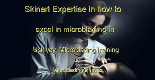 Skinart Expertise in how to excel in microblading in Usklyay | #MicrobladingTraining #MicrobladingClasses #SkinartTraining-Russia