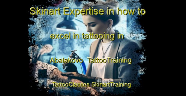 Skinart Expertise in how to excel in tattooing in Abalakovo | #TattooTraining #TattooClasses #SkinartTraining-Russia