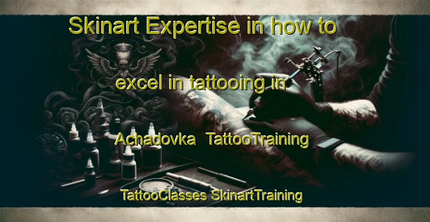 Skinart Expertise in how to excel in tattooing in Achadovka | #TattooTraining #TattooClasses #SkinartTraining-Russia