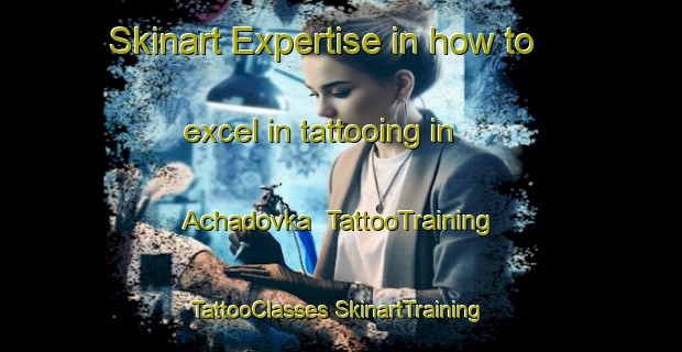 Skinart Expertise in how to excel in tattooing in Achadovka | #TattooTraining #TattooClasses #SkinartTraining-Russia