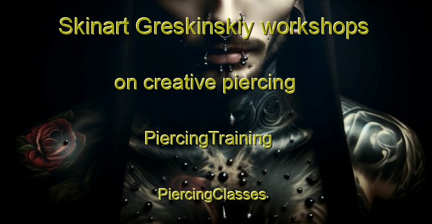 Skinart Greskinskiy workshops on creative piercing | PiercingTraining | PiercingClasses | SkinartTraining-Russia