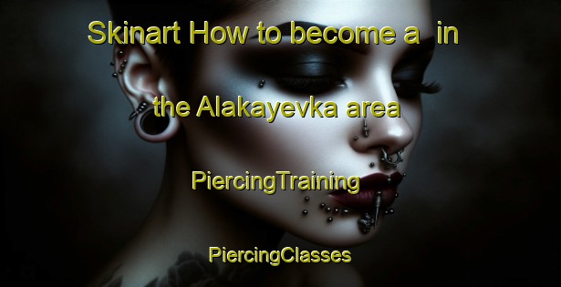 Skinart How to become a  in the Alakayevka area | #PiercingTraining #PiercingClasses #SkinartTraining-Russia