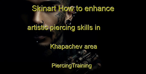 Skinart How to enhance artistic piercing skills in Khapachev area | #PiercingTraining #PiercingClasses #SkinartTraining-Russia