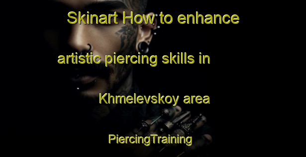 Skinart How to enhance artistic piercing skills in Khmelevskoy area | #PiercingTraining #PiercingClasses #SkinartTraining-Russia