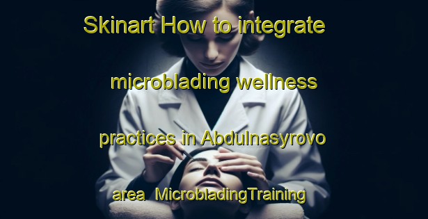 Skinart How to integrate microblading wellness practices in Abdulnasyrovo area | #MicrobladingTraining #MicrobladingClasses #SkinartTraining-Russia