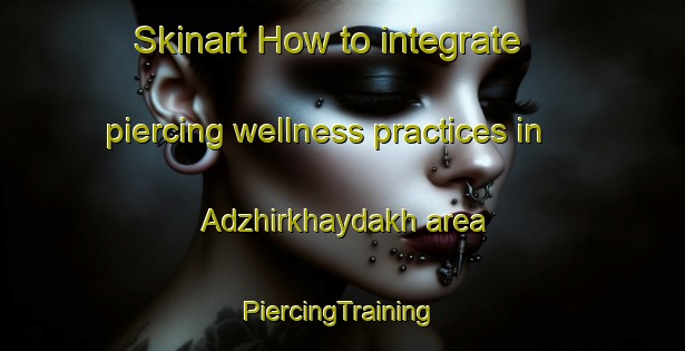 Skinart How to integrate piercing wellness practices in Adzhirkhaydakh area | #PiercingTraining #PiercingClasses #SkinartTraining-Russia