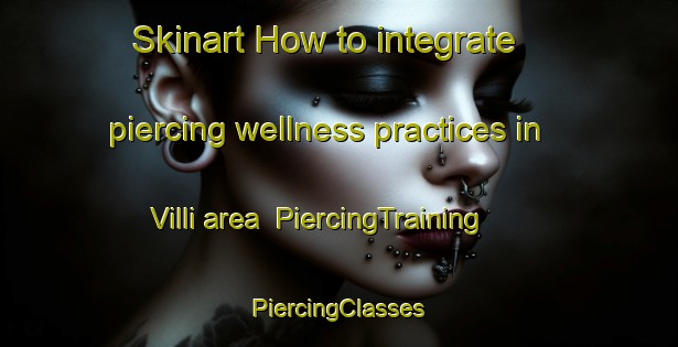 Skinart How to integrate piercing wellness practices in Villi area | #PiercingTraining #PiercingClasses #SkinartTraining-Russia