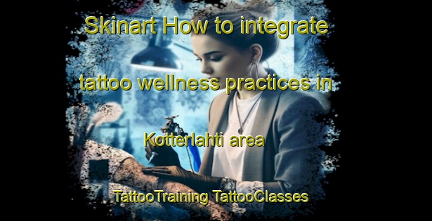 Skinart How to integrate tattoo wellness practices in Kotterlahti area | #TattooTraining #TattooClasses #SkinartTraining-Russia