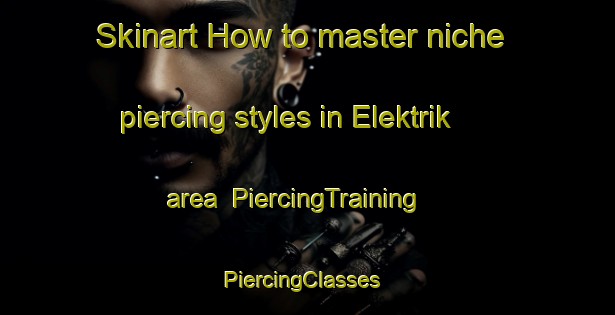 Skinart How to master niche piercing styles in Elektrik area | PiercingTraining | PiercingClasses | SkinartTraining-Russia