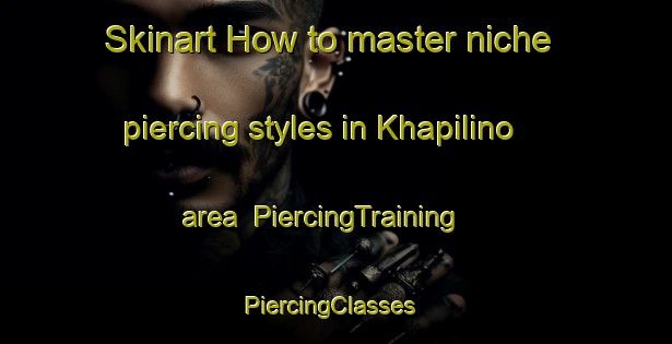 Skinart How to master niche piercing styles in Khapilino area | PiercingTraining | PiercingClasses | SkinartTraining-Russia
